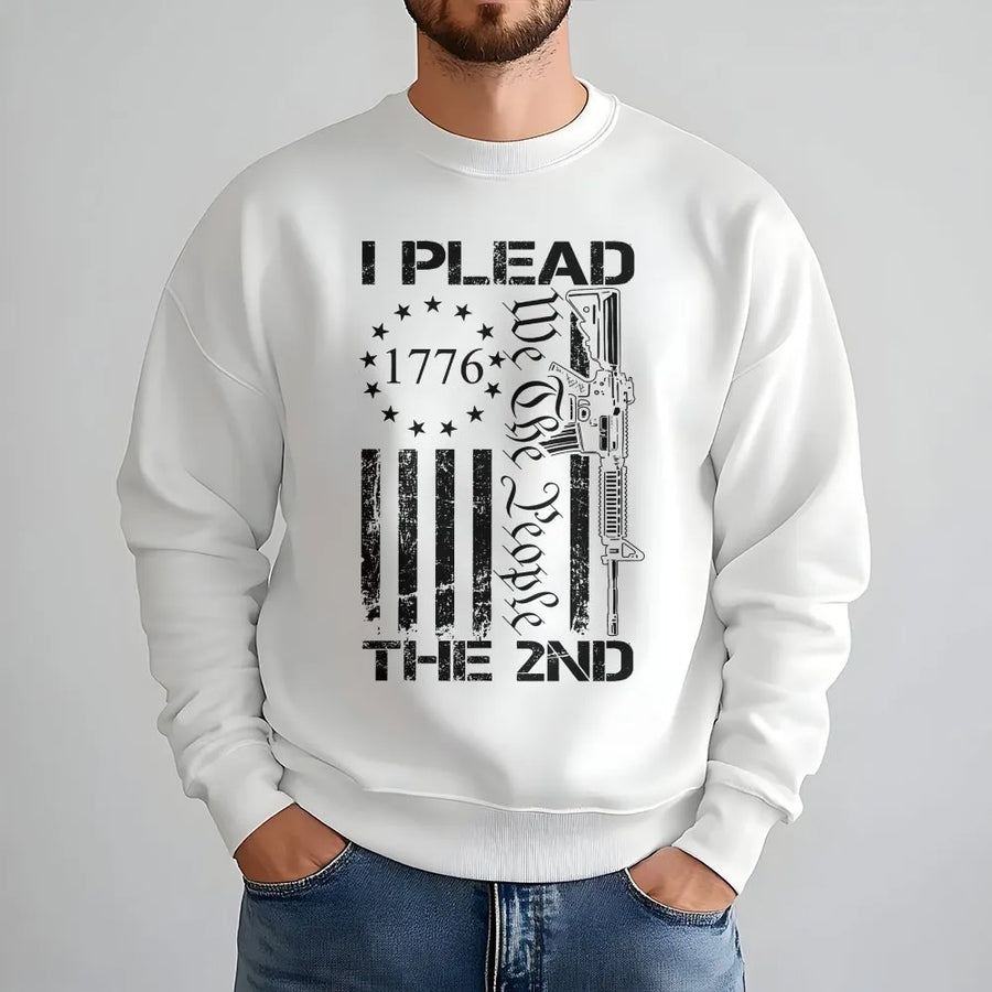 Second Amendment Sweatshirt | 2A We The People 1776 Graphic | Premium Cotton Blend | Patriotic Gift for Gun Rights Supporters
