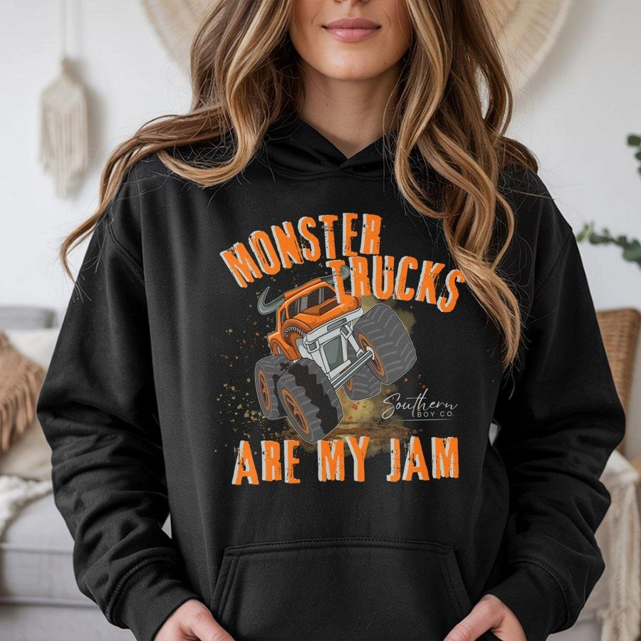 Monster Truck Hoodie | Off-Road Mud Racing Graphic Design | Premium Cotton Blend | Gift for Monster Truck Fans and Kids