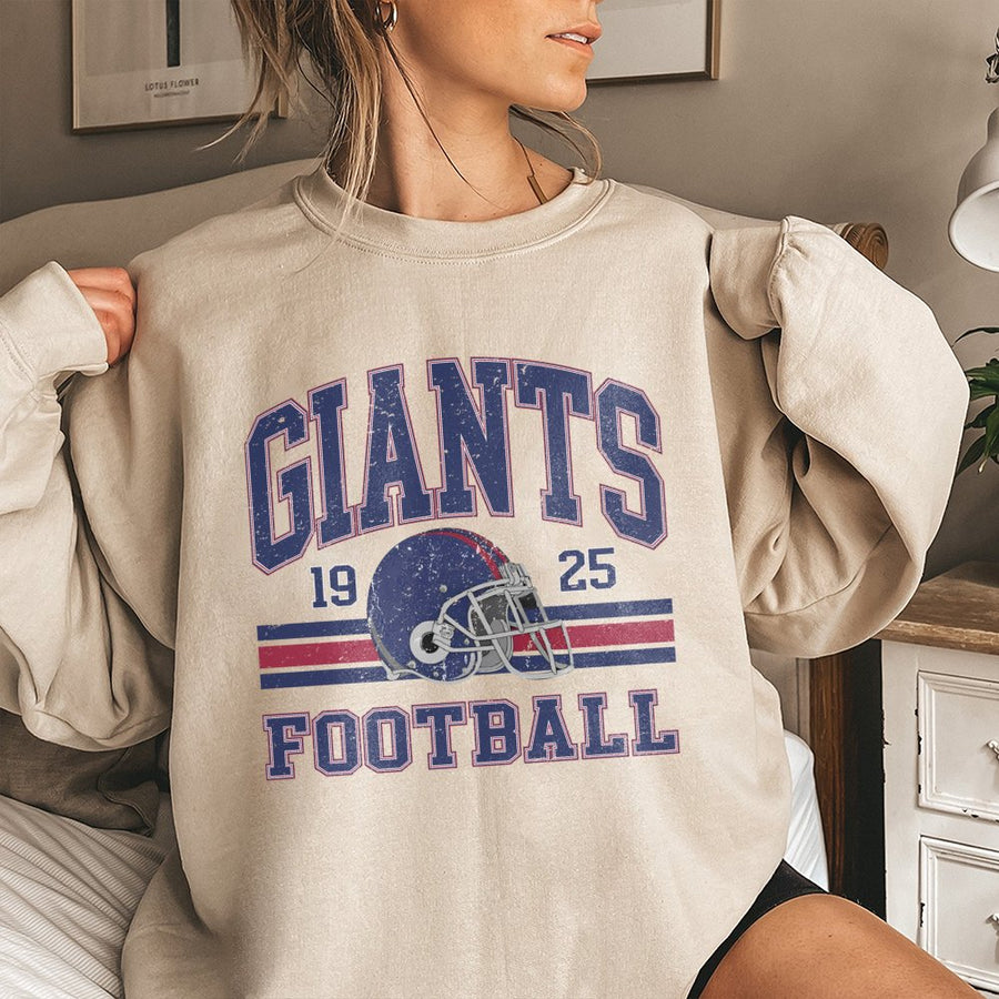 Vintage 90s Style Giants Sweatshirt New York Football Classic New York Football Top Fan Gift