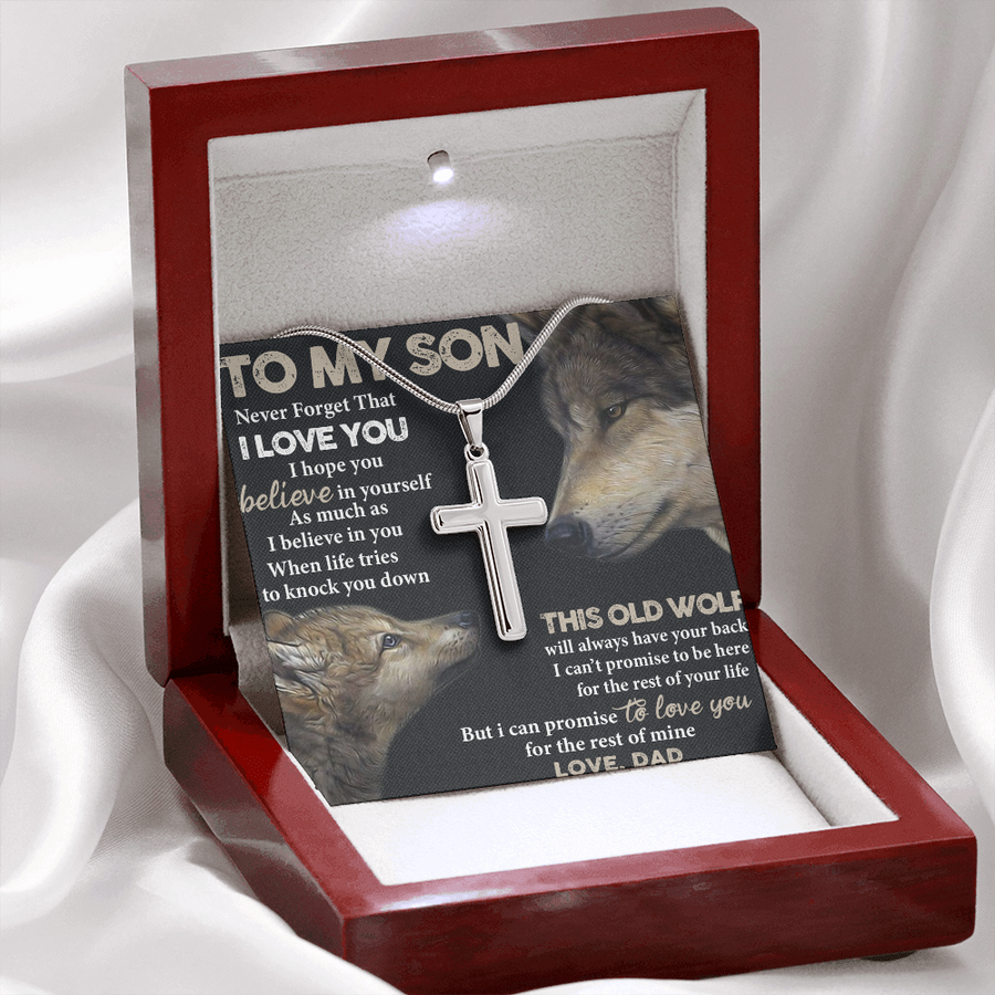 SD001 // Cross Necklace // Gift For Son