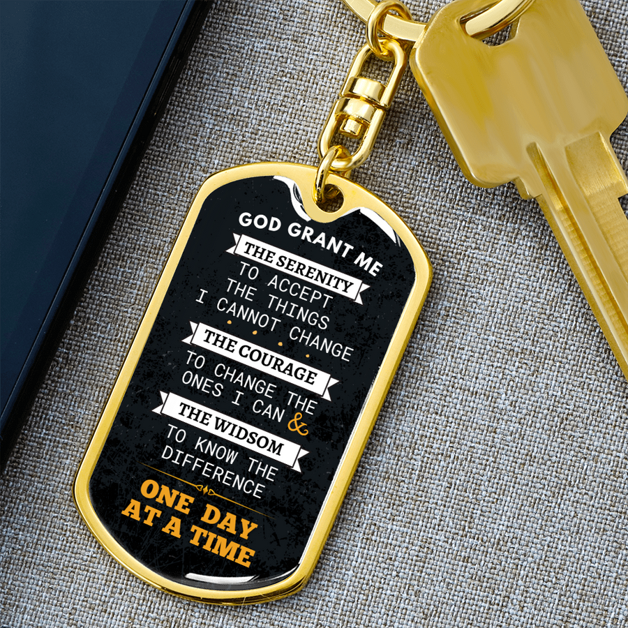Serenity Prayer Luxury Keychain Personalised Gift | LIMITED EDITION | GET YOURS TODAY