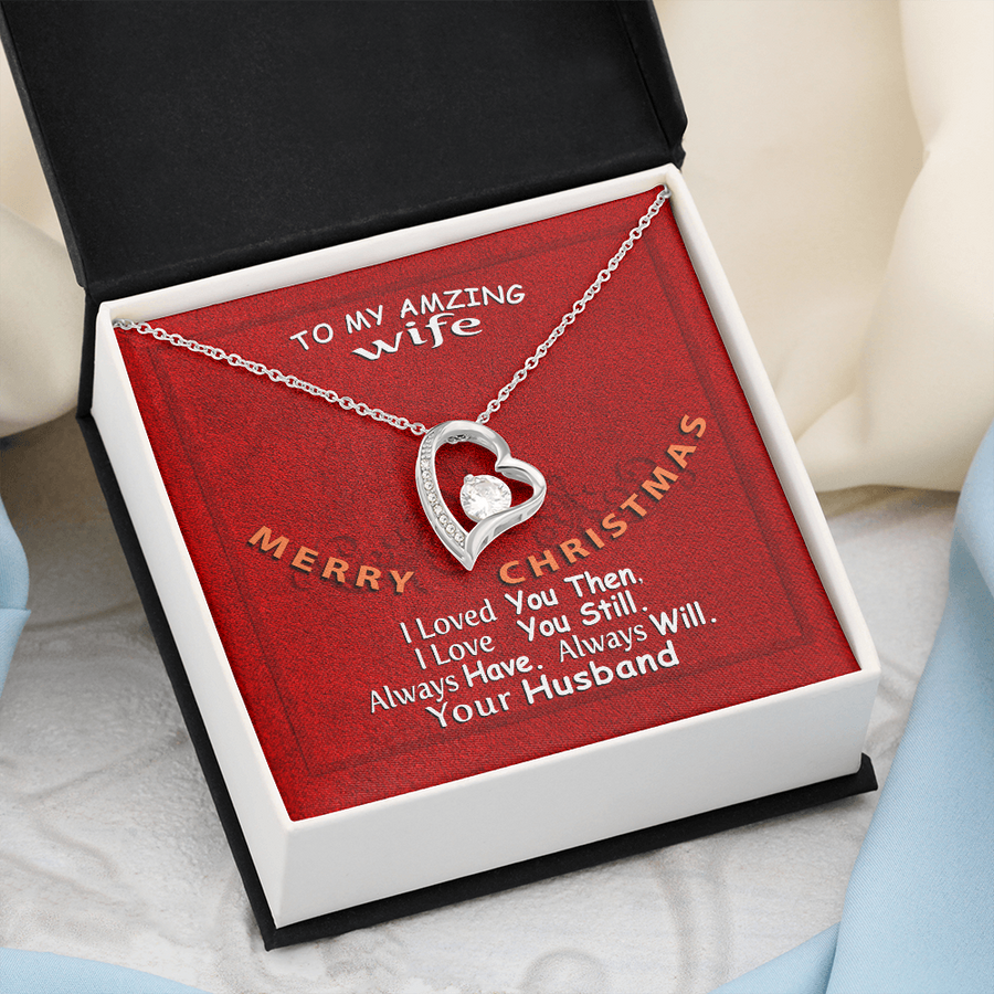 To My Amazing Wife - I Love You Necklace