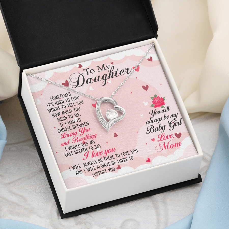 To My Daughter, Beautiful Chapters, Forever Love Necklace, Daughter Necklace, Gift For Daughter, Xmas, Christmas, Daughter Gift From Mom