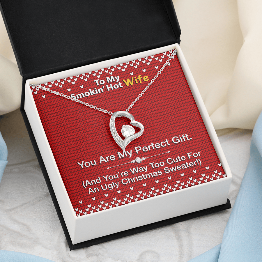 To My Smokin' Hot Wife - You Are My Perfect Gift Necklace