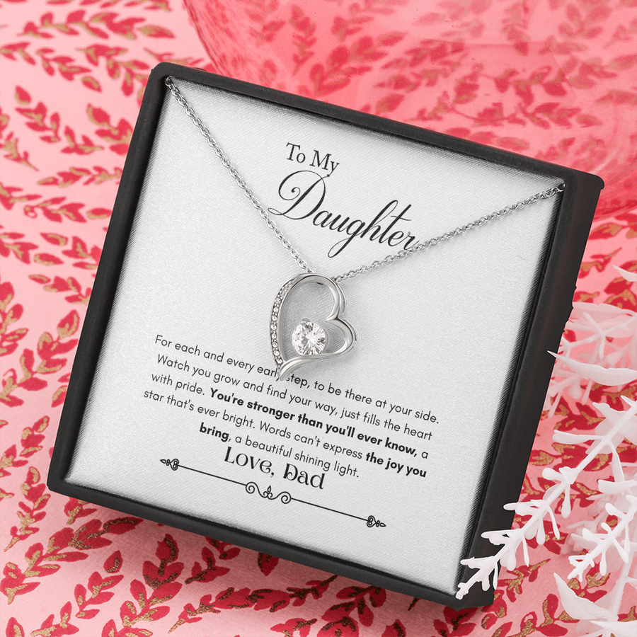 To My Daughter - Words Cannot Express The Joy You Bring - Necklace