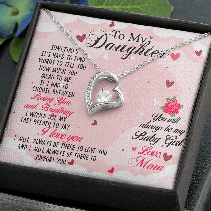 To My Daughter, Beautiful Chapters, Forever Love Necklace, Daughter Necklace, Gift For Daughter, Xmas, Christmas, Daughter Gift From Mom