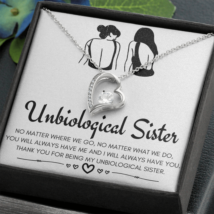 Unbiological Sister ?? - Friends Forever Necklace
