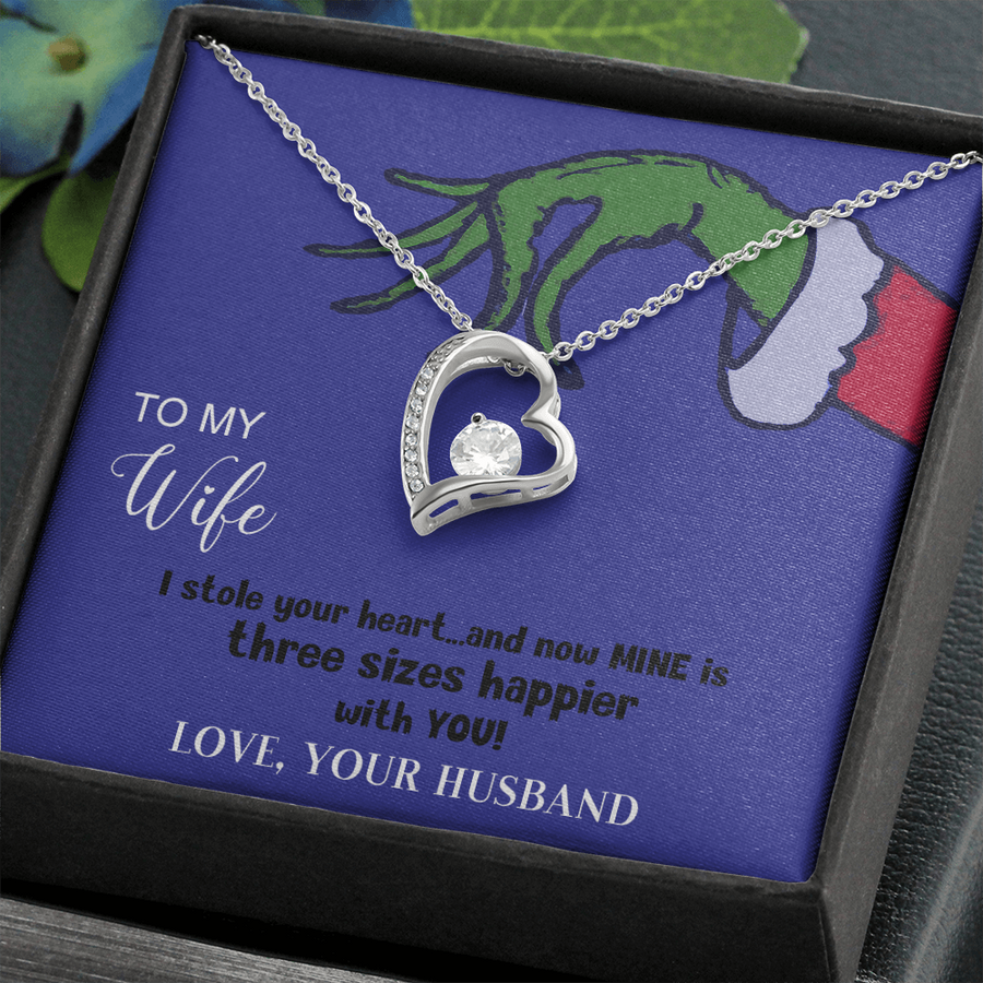 I stole Your Heart And Now Mine Is Three Sizes Happier With You ?????? Necklace