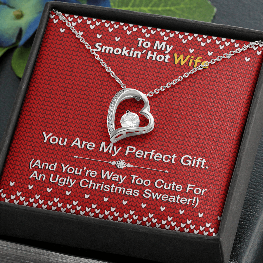 To My Smokin' Hot Wife - You Are My Perfect Gift Necklace