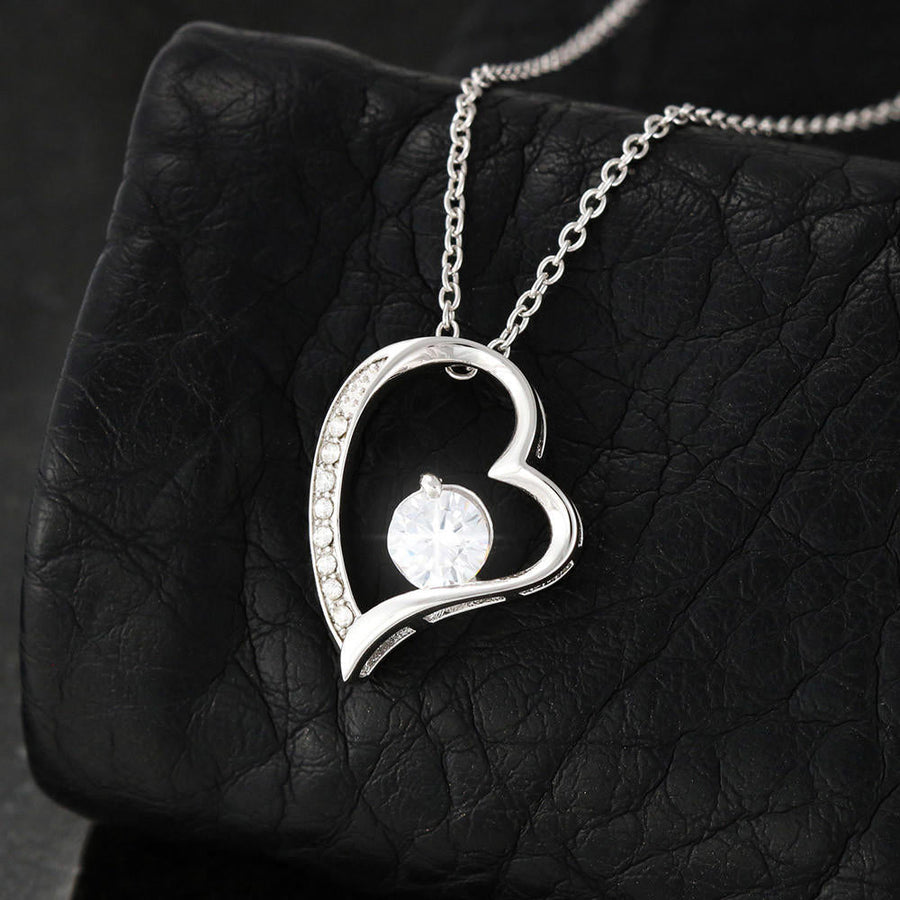 To My Wife - This Biker Always Has Your Back - Forever Love Necklace Message Card