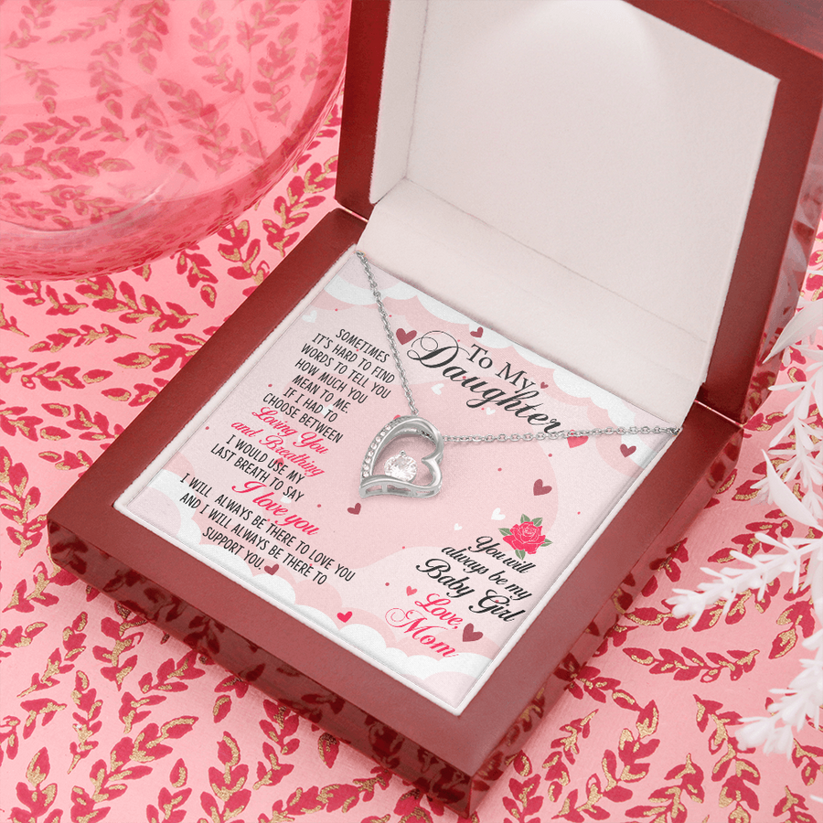 To My Daughter, Beautiful Chapters, Forever Love Necklace, Daughter Necklace, Gift For Daughter, Xmas, Christmas, Daughter Gift From Mom