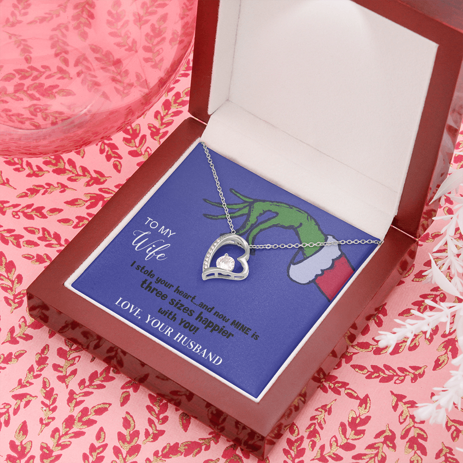 I stole Your Heart And Now Mine Is Three Sizes Happier With You ?????? Necklace