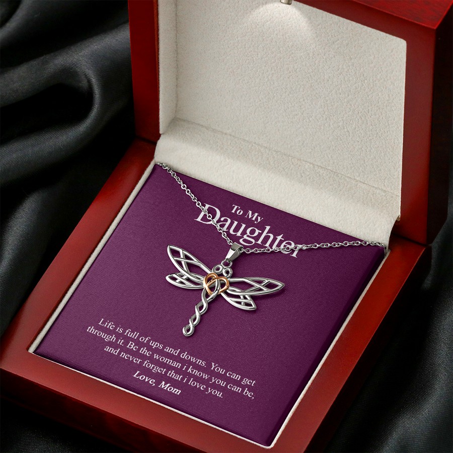 To My Daughter - Life Is Full Of Ups And Downs - Necklace