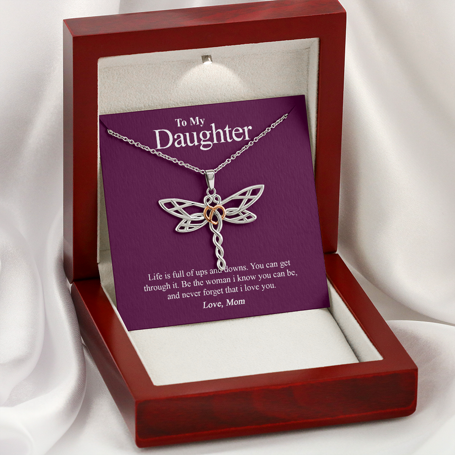 To My Daughter - Life Is Full Of Ups And Downs - Necklace