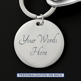 Gift for Teacher - Teachers Are The Key Engraved Keychain Necklace