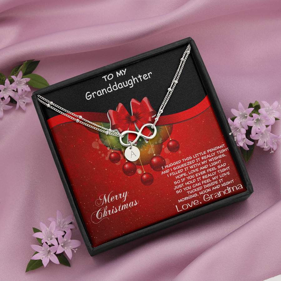Granddaughter Christmas Gift Infinity Charm Bracelet