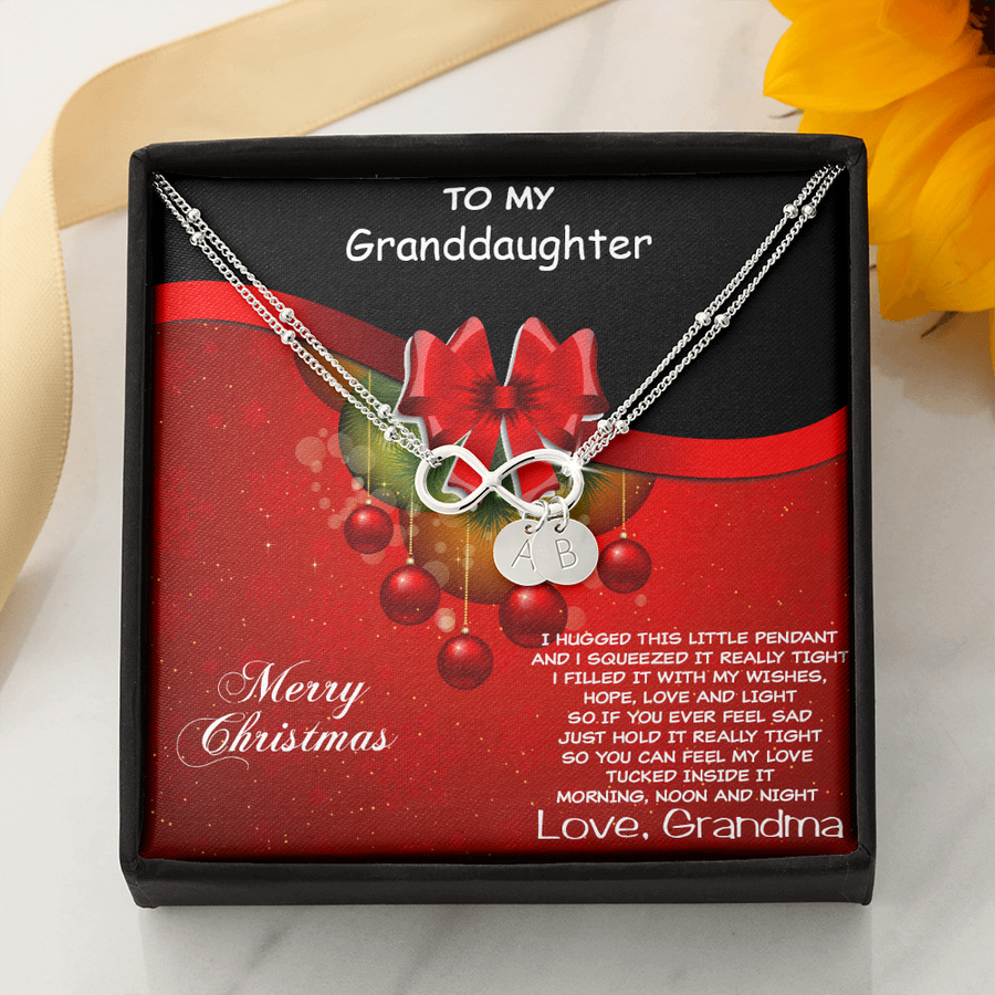 Granddaughter Christmas Gift Infinity Charm Bracelet