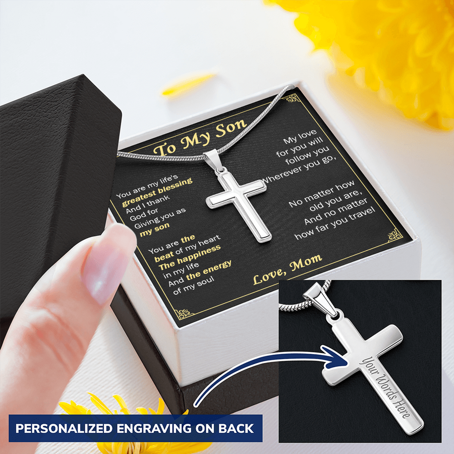 Gift For Son - For You - Cross Necklace