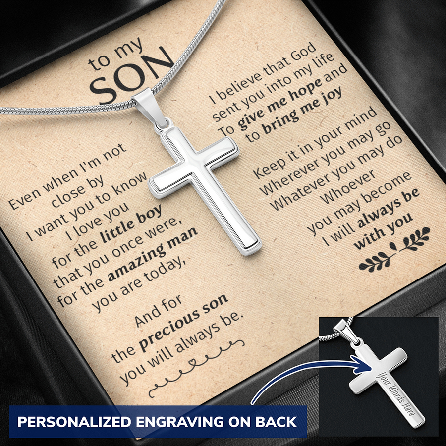 Gift For Son - Hope - Cross Necklace