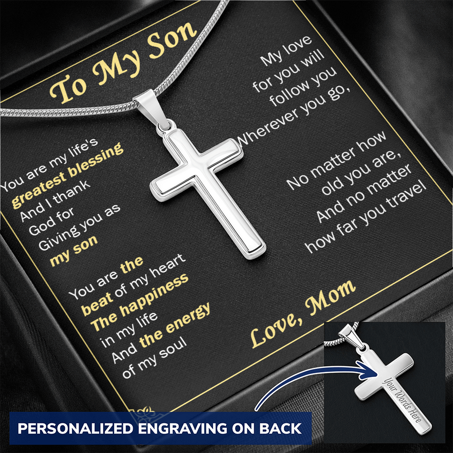 Gift For Son - For You - Cross Necklace