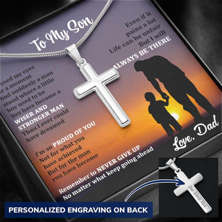 Gift For Son - Going Ahead - Cross Necklace