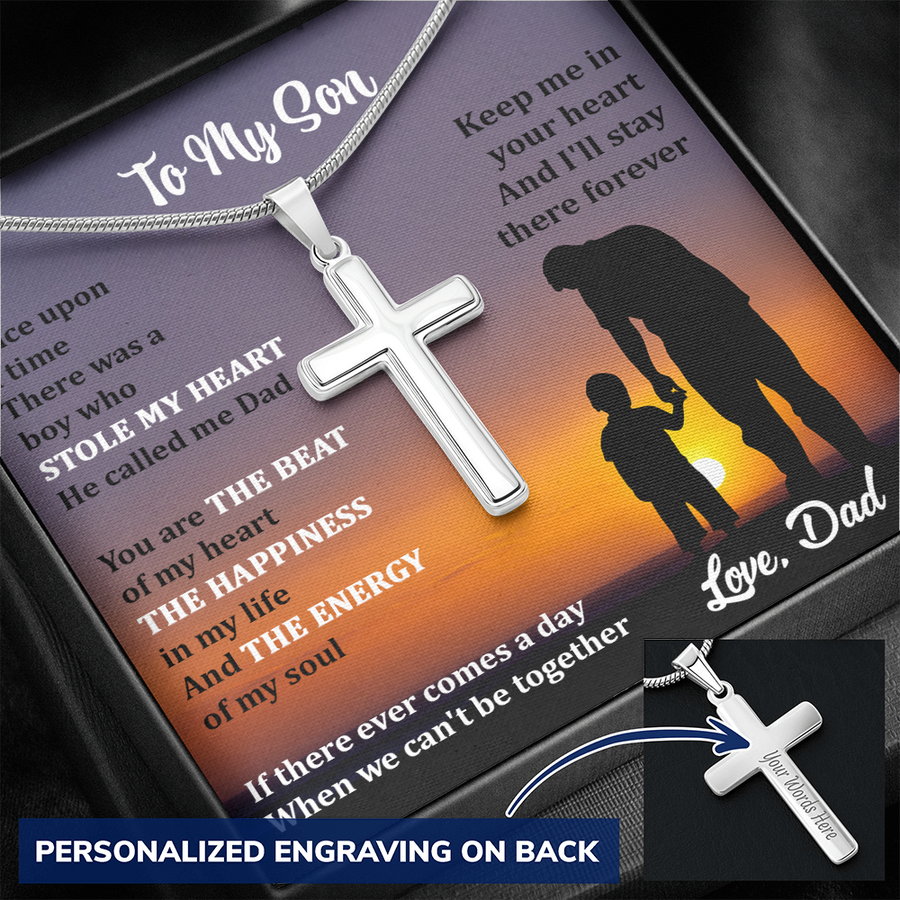 Gift For Son - A Day - Cross Necklace