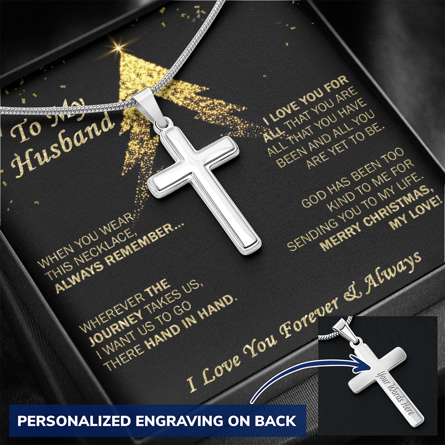 Gift For Husband - Too Kind - Cross Necklace