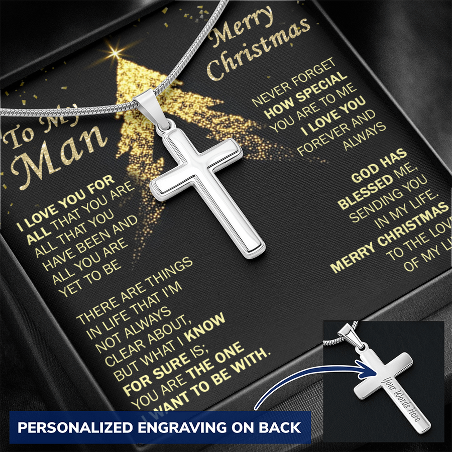 Gift For Your Man - To The Love - Cross Necklace