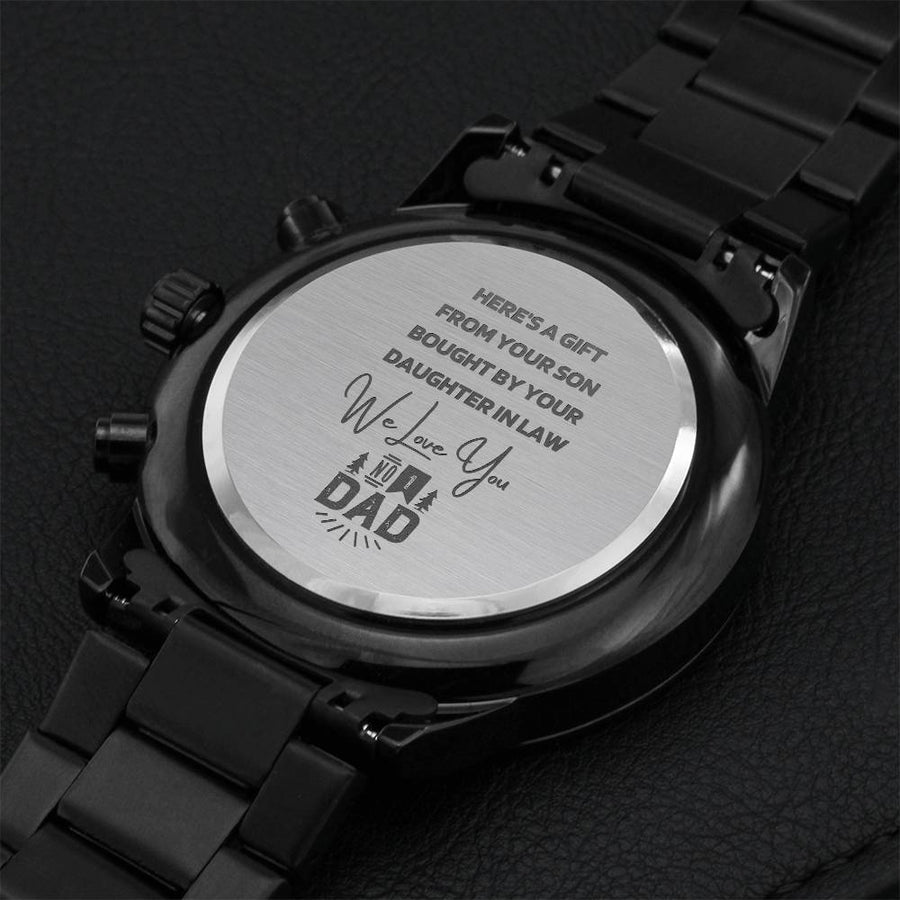 Chronograph Watch From Daughter In Law Engraving Chronograph Watch