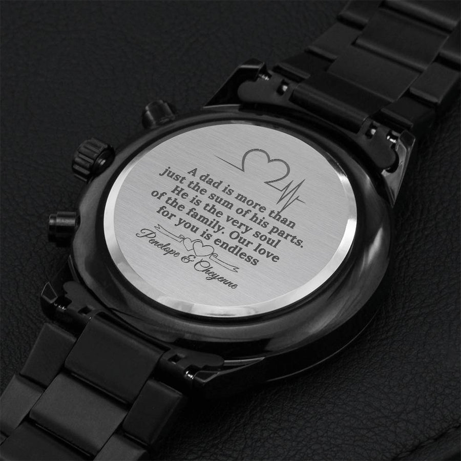 Father’s Day Gift Mother’s Day Gift Gift For Dad Gift For Brother Baptized Gift Graduation Gift Engraving Chronograph Watch