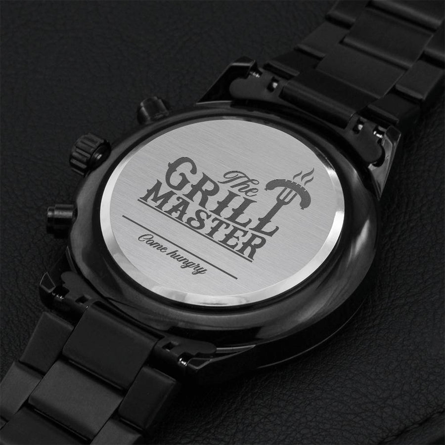 The Grill Master Engraving Chronograph Watch