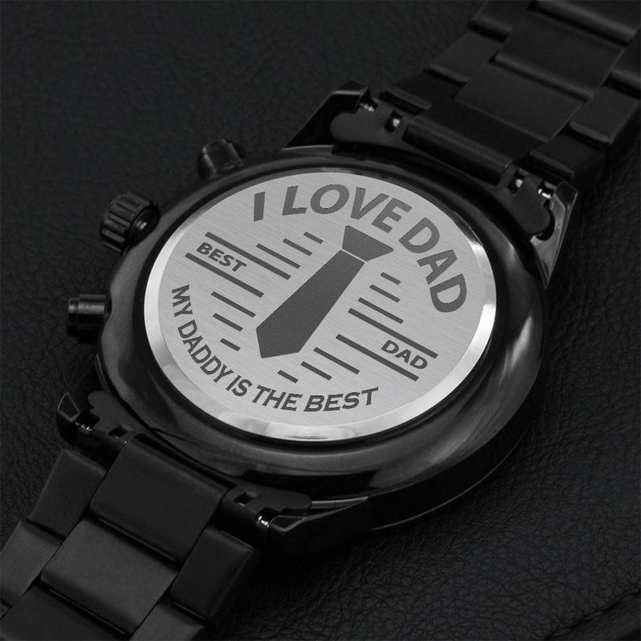 Best Men's Luxury Watches For Dad Engraving Chronograph Watch