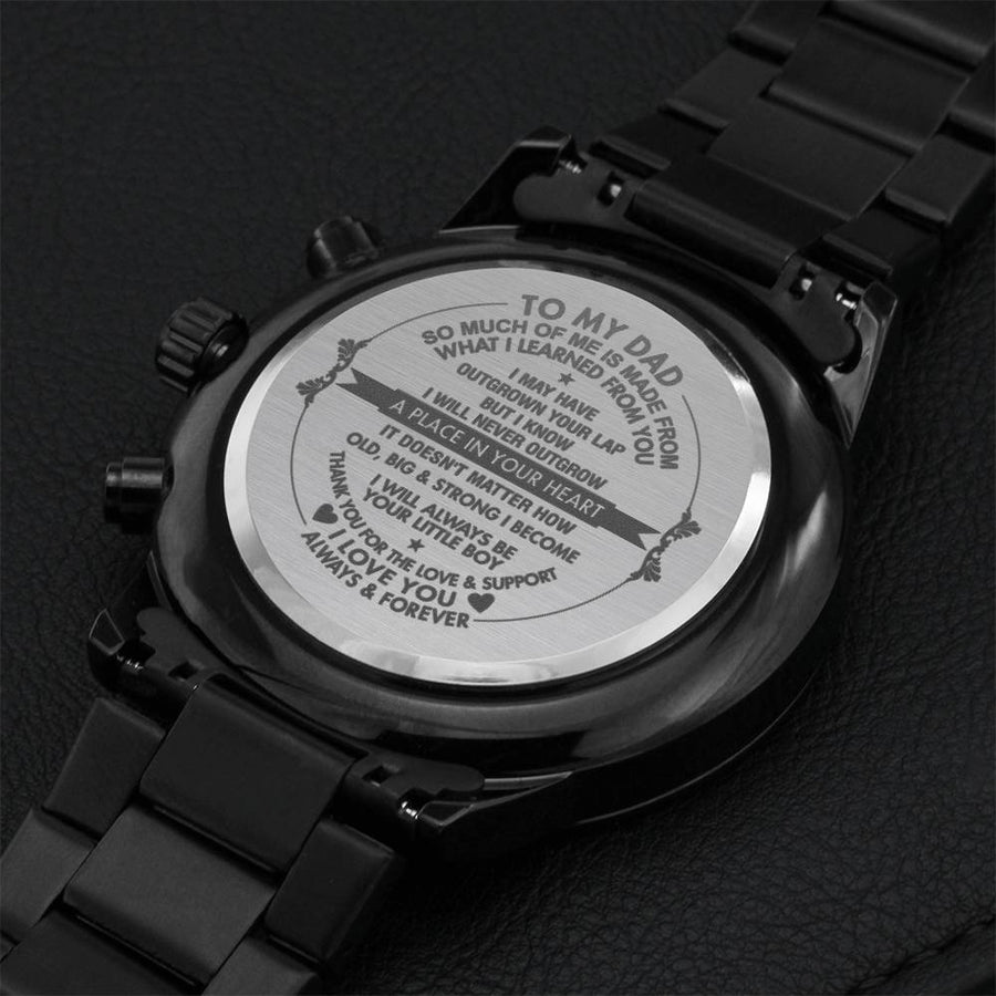 Gift For Dad - A Place In Your Heart Chronograph Watch 1 Engraving Chronograph Watch