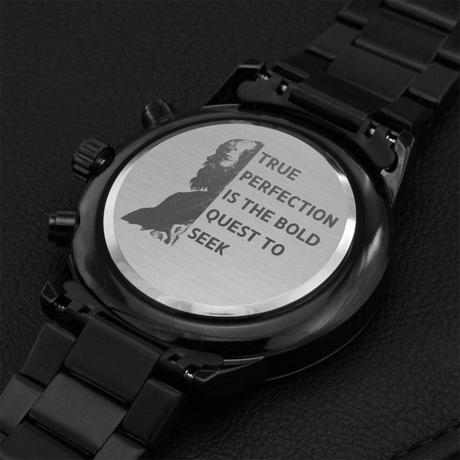 True Perfection Socrates Chronograph Watch Engraving Chronograph Watch