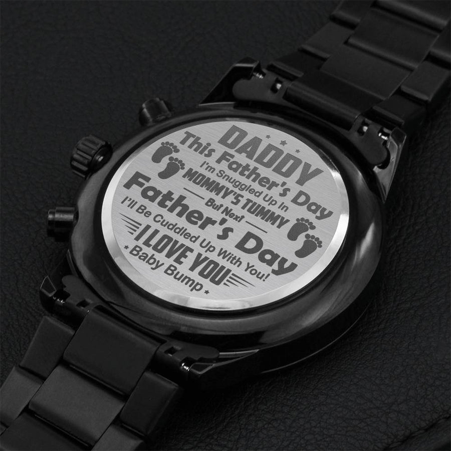 Dad Watch 2 Engraving Chronograph Watch