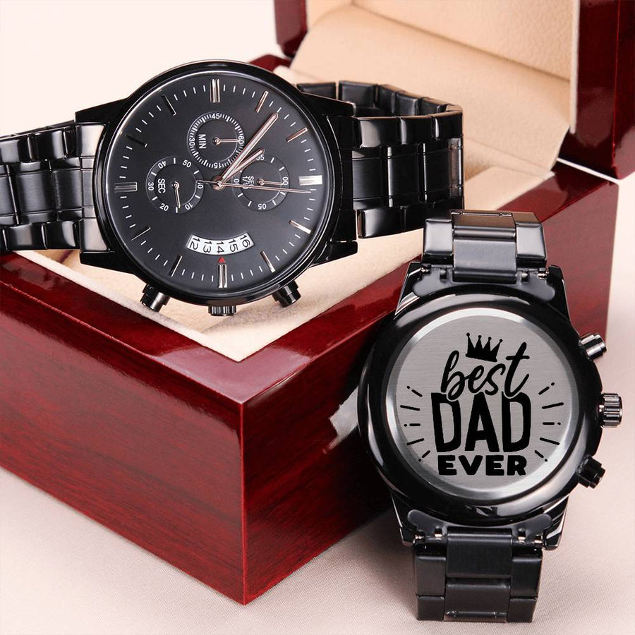 Best Dad Every Gift Engraving Chronograph Watch