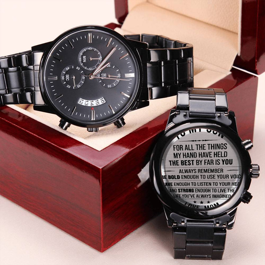 Gift For Son - Your Voice - Watch Engraving Chronograph Watch