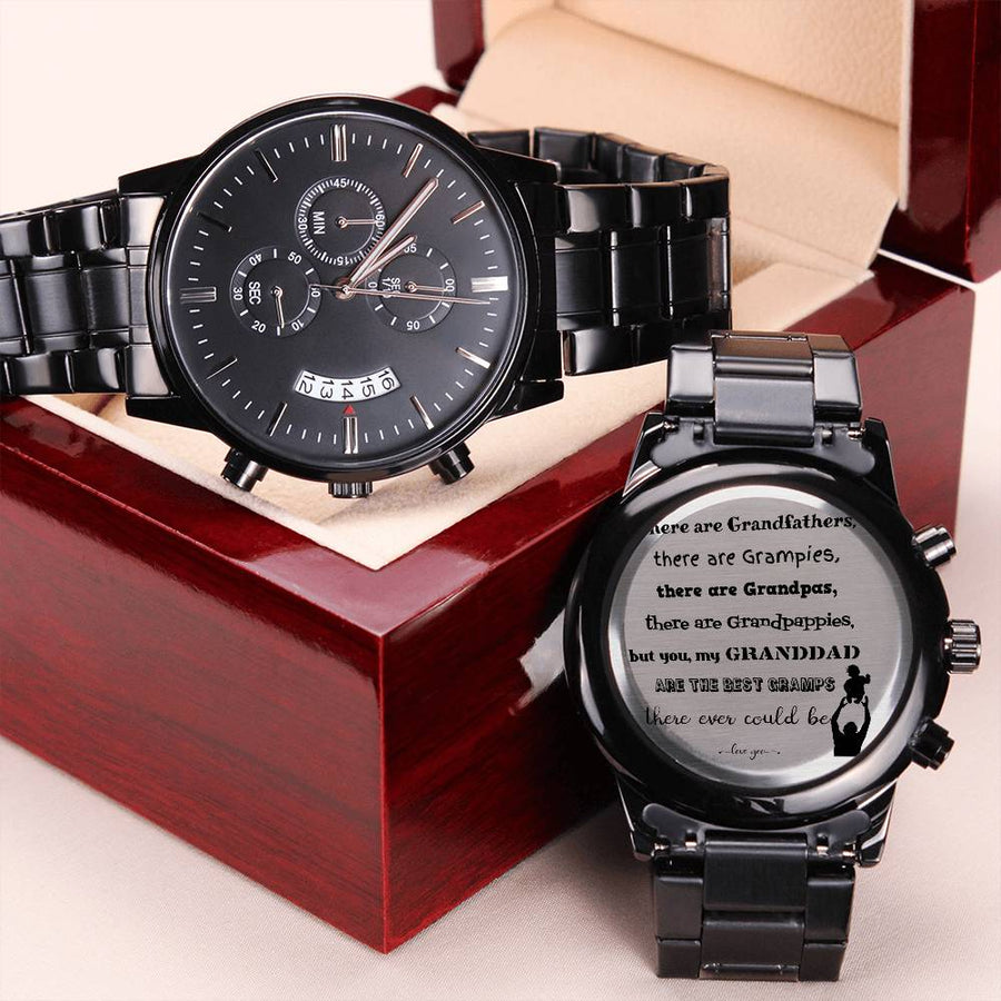 Best Granddad There Ever Could Be Engraving Chronograph Watch