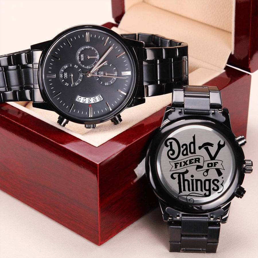 Fixer Of Things Watch Engraving Chronograph Watch