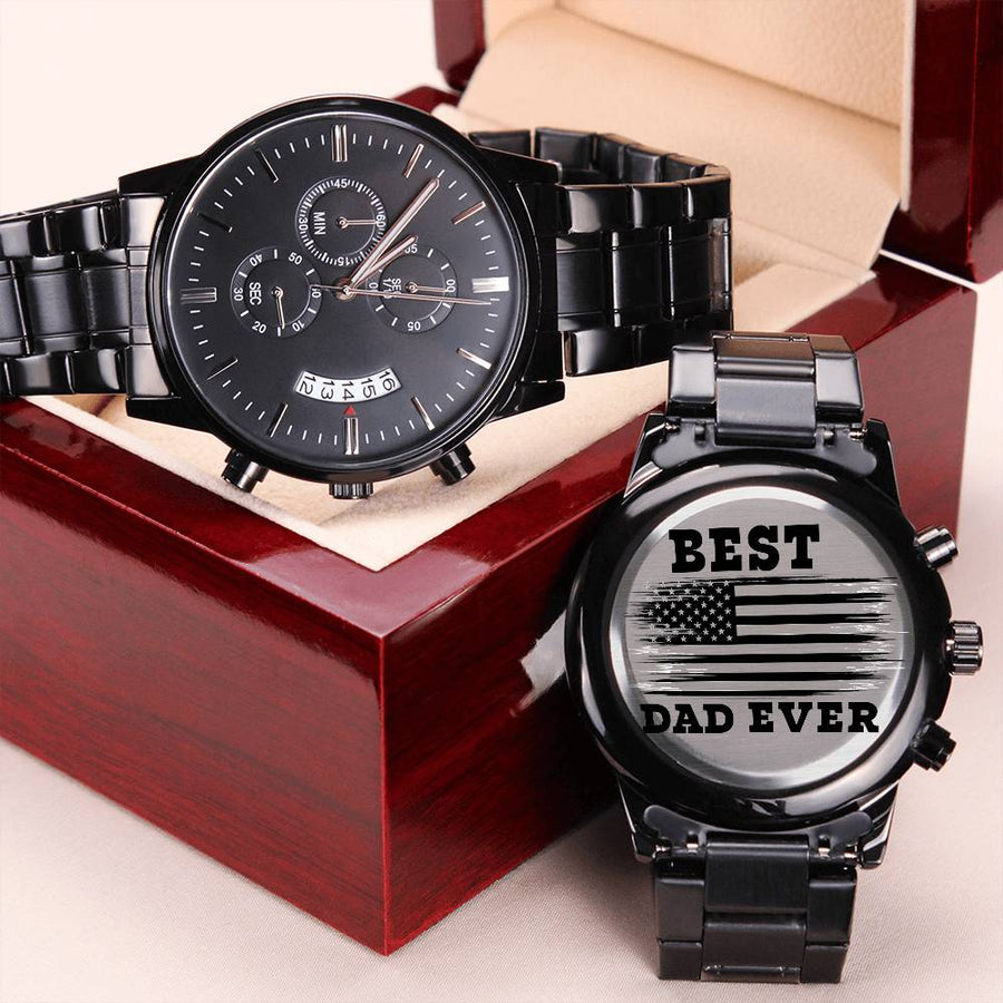 Best Dad Engraving Chronograph Watch