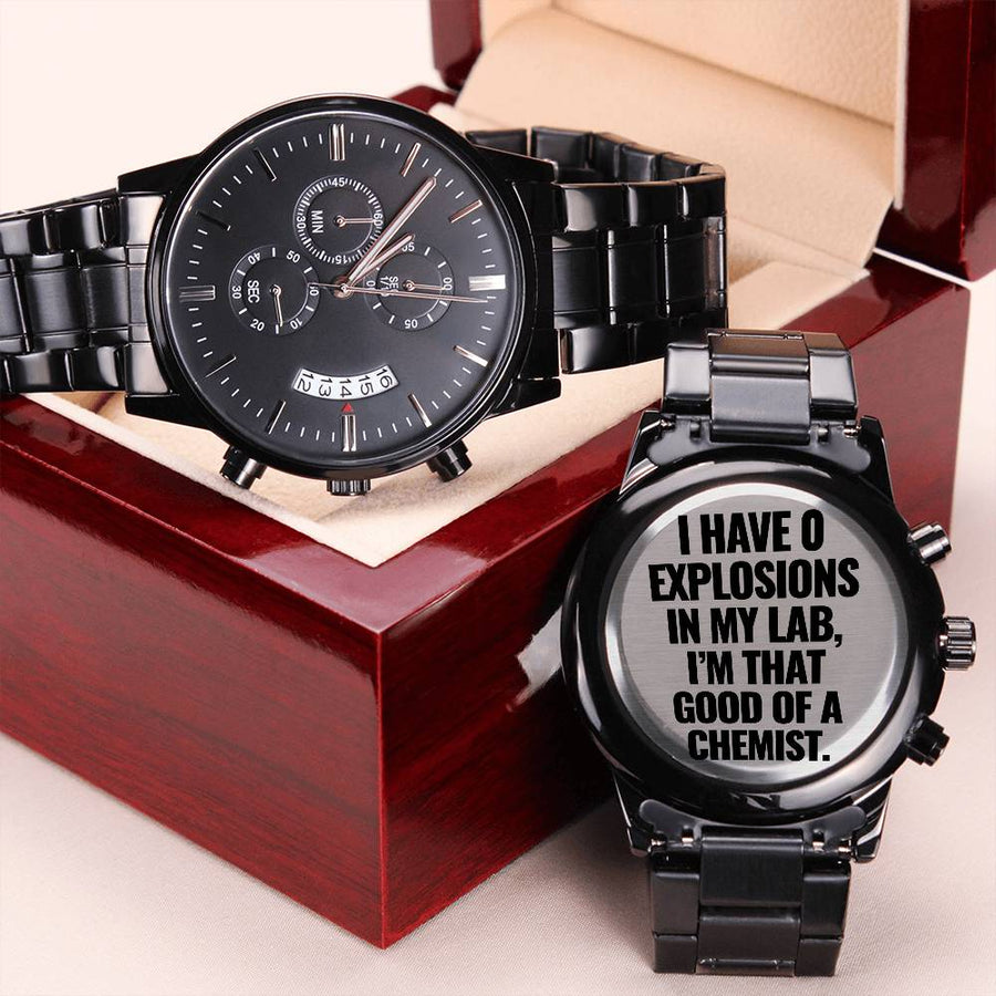 Chemist Watch Engraving Chronograph Watch