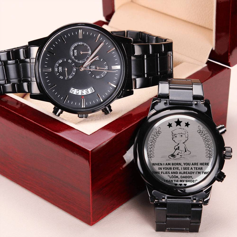 Dad I Love You 1 Engraving Chronograph Watch
