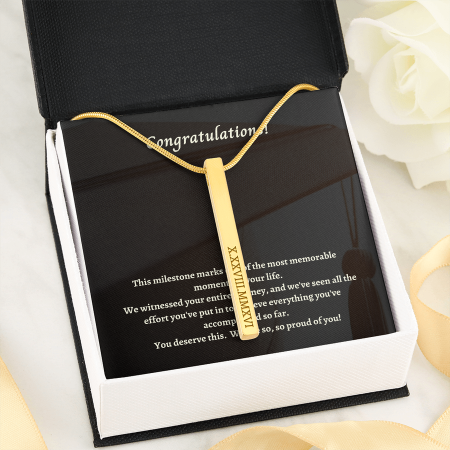 Collier de félicitations pour votre remise de diplôme