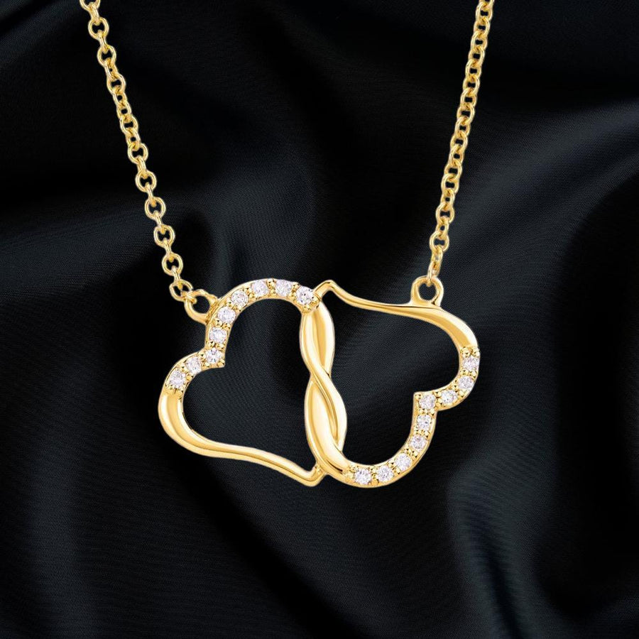 Absolute Love of My Life - Solid Gold Everlasting Love Necklace