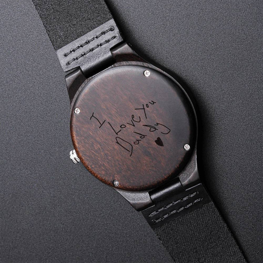 Engraved Watch Gift For Dad Father’S Day Gift For Daddy Birthday Gift For Dad Engraved Watch For Him Cool Father Gift 2 Engraved Wooden Watch