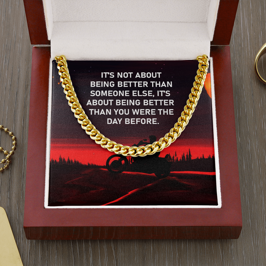 (Almost Gone) Gift for Bike - Cuban Link Chain Necklace - Trending Now