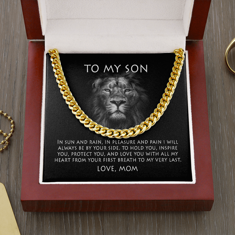 To My Son - I Will Always Be By Your Side - Necklace