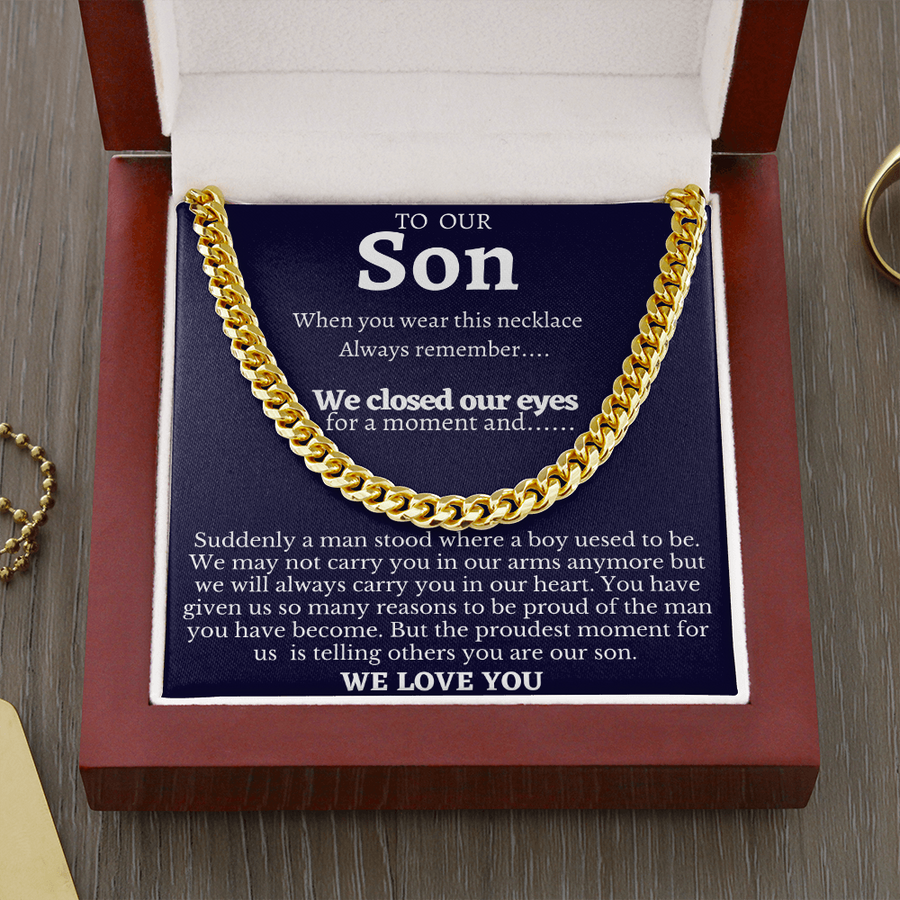 gift for our son Necklace