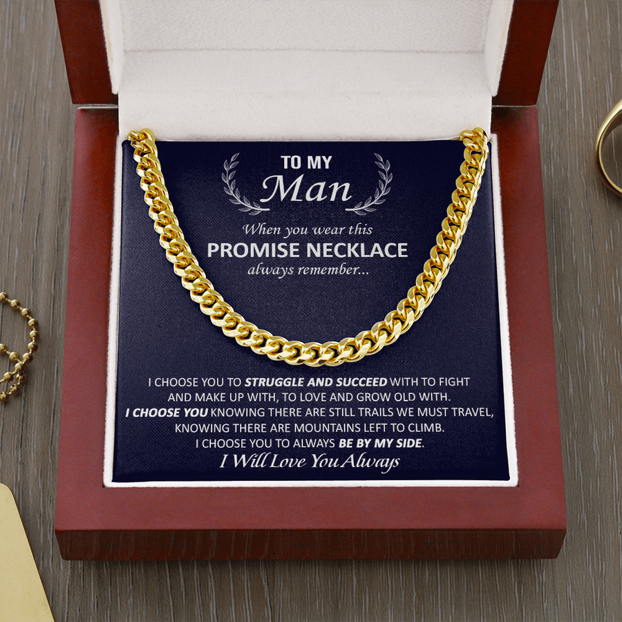 Gift For Your Man - Promise - Cuban Link Cuban Link Chain
