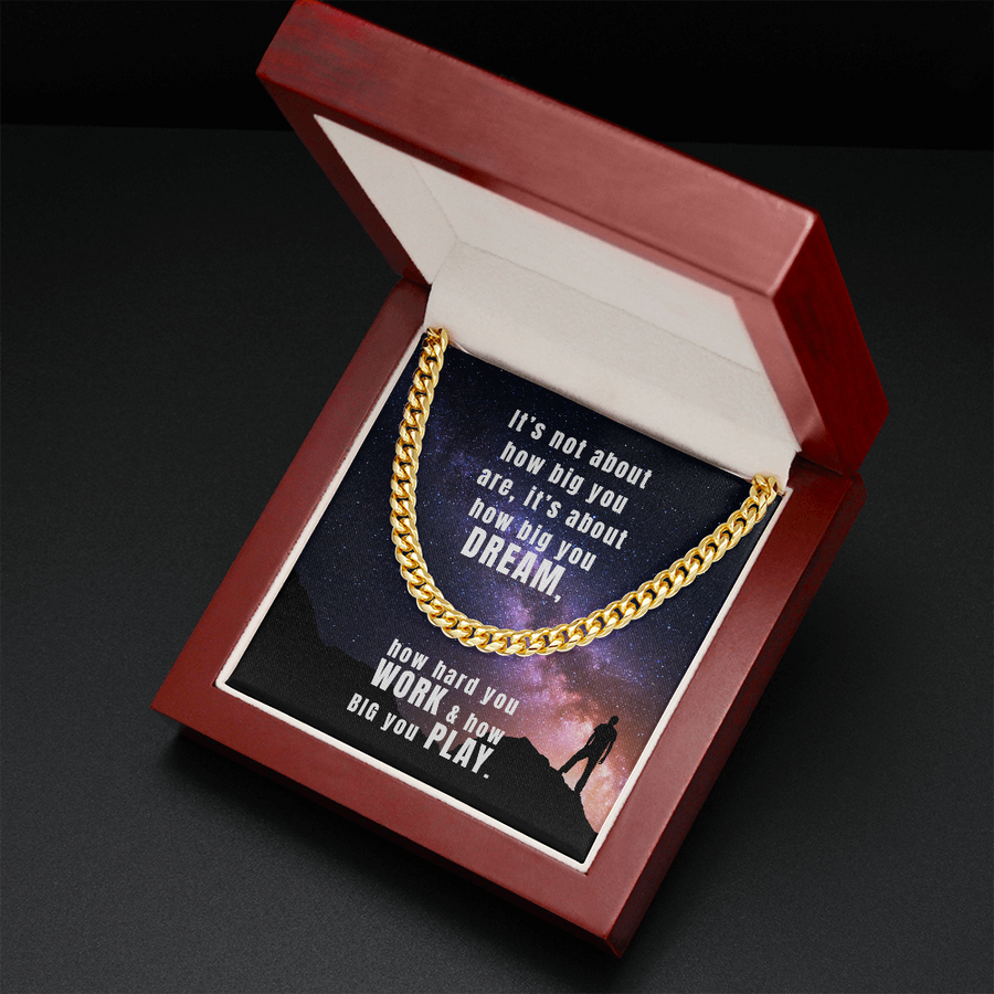 (Almost Gone) Gift for Colleague - Cuban Link Chain Necklace - Trending Now